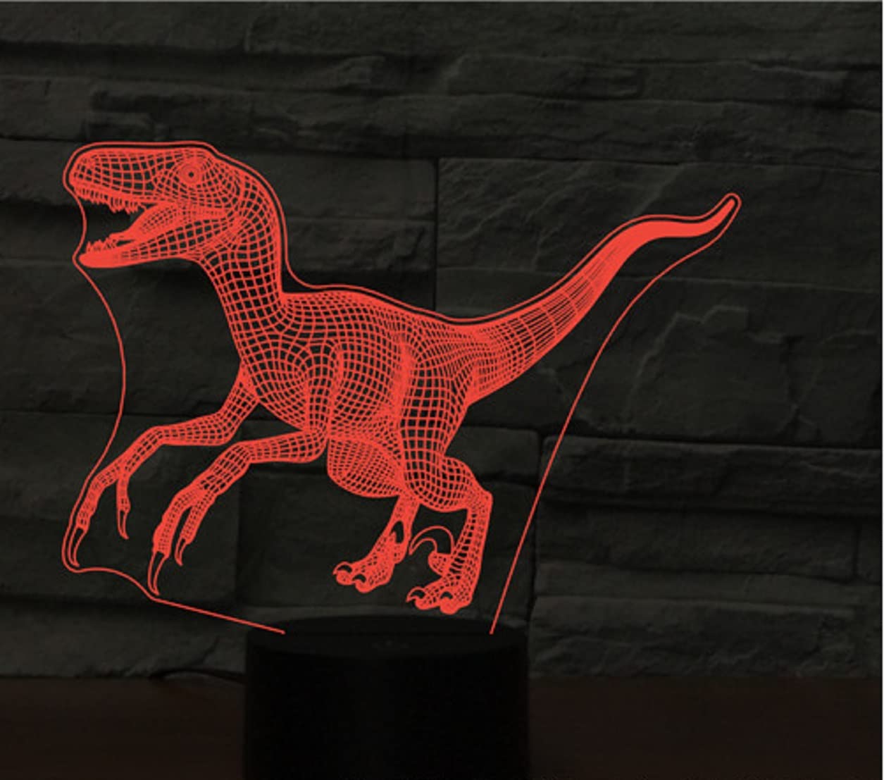 Amazon.co.jp: SUPERHONGJIHAO ナイトライト 子供用 3D 恐竜 LEDランプ